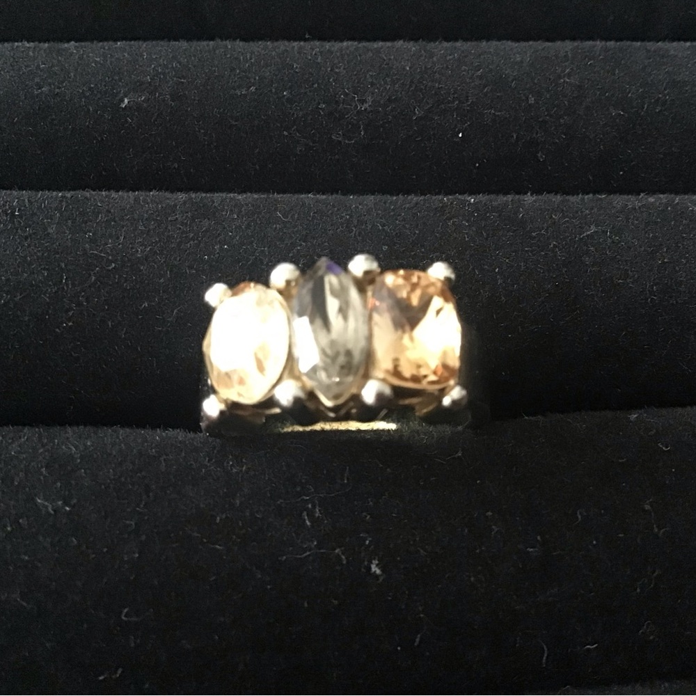 Genuine Swarovski. Crystals ring